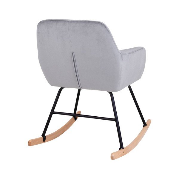 Gaiši pelēks šūpuļkrēsls House Nordic York-image-2