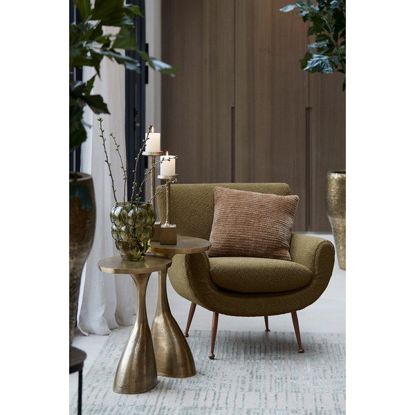 Metāla apaļš sānu galds 33x40 cm Macau – Light & Living-image-1