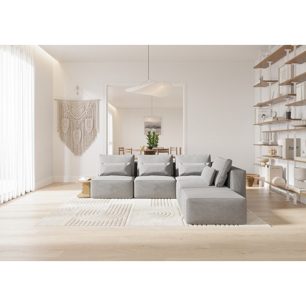 Pelēks modulārais dīvāns Riposo Ottimo – Sit Sit-image-2