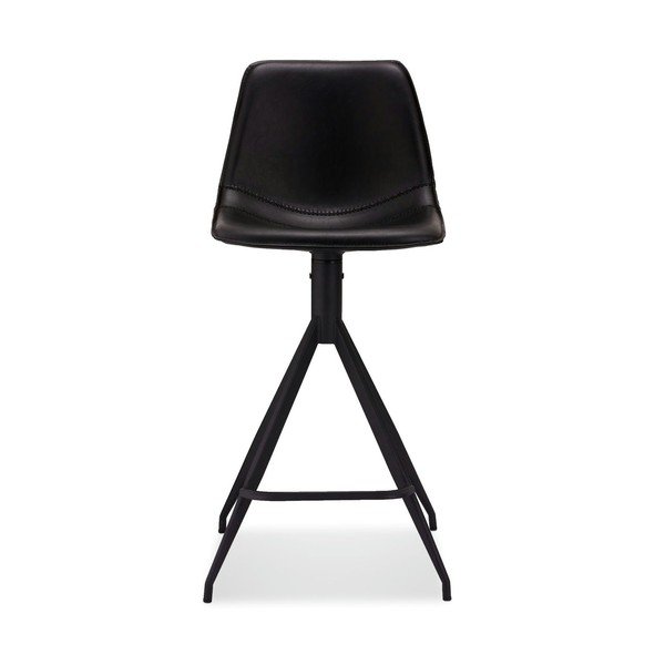 Melni grozāmi bāra krēsli (2 gab.) 98 cm Isabel – Furnhouse-image-1