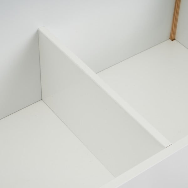 Balts bērnu grāmatu plaukts 63x42 cm – Casa Selección-image-1