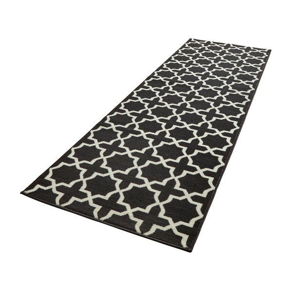 Melnbalts paklājs Hanse Home Basic Glam, 80 x 200 cm-image-2