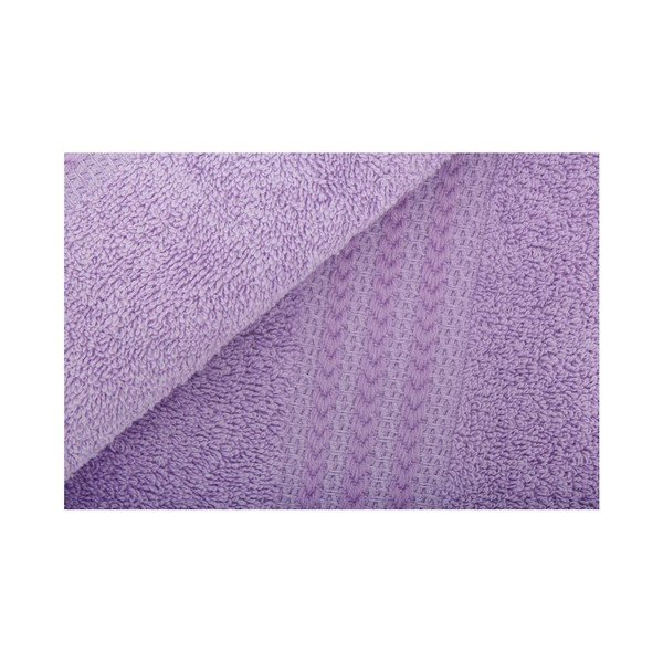 3 violetu kokvilnas dvieļu komplekts no 100% kokvilnas Rainbow-image-1