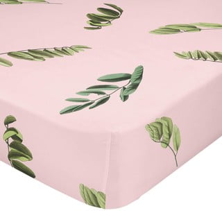 Kokvilnas palags ar gumiju Happy Friday Basic Blooming, 160 x 200 cm