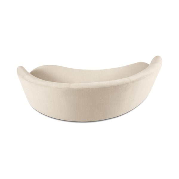 Bēšs samta asimetrisks dīvāns Mazzini Sofas Debbie, labais stūris-image-3