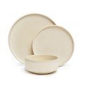 Bēšu keramikas trauku komplekts (18 gab.) Bonami Selection Malia