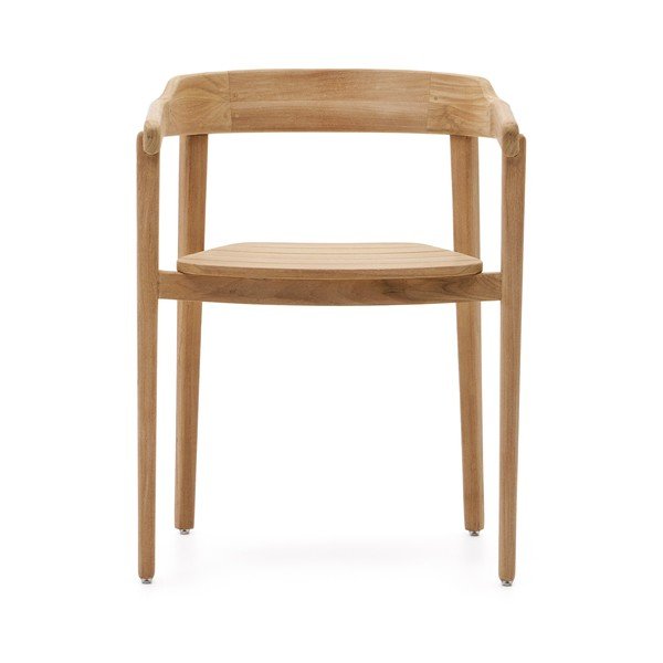 Dabīga toņa masīvkoka dārza krēsls Icaro – Kave Home-image-2