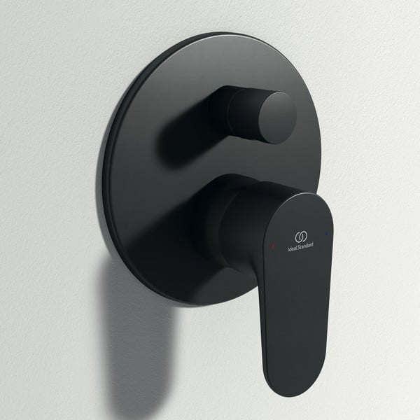 Matēti melns jaucējkrāns vannai/iebūvēts Silk Black – Ideal Standard-image-1