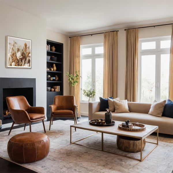 Glezna 50x50 cm Dried Flowers-image-1