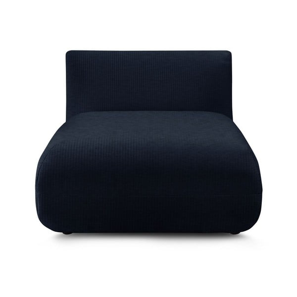 Tumši zils velveta dīvāna modulis Lecomte – Bobochic Paris