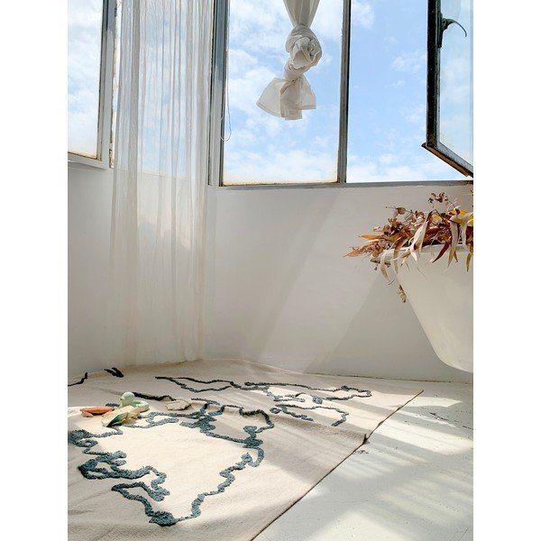 Sienas karte 160x120 cm Canvas Map – Lorena Canals-image-4