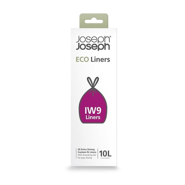 Savelkami atkritumu maisi (20 gab.) 10 l Eco Grey – Joseph Joseph