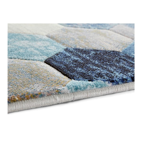 Zils un krēmkrāsas paklājs Elle Decoration Arty Manosque, 200 x 290 cm-image-3