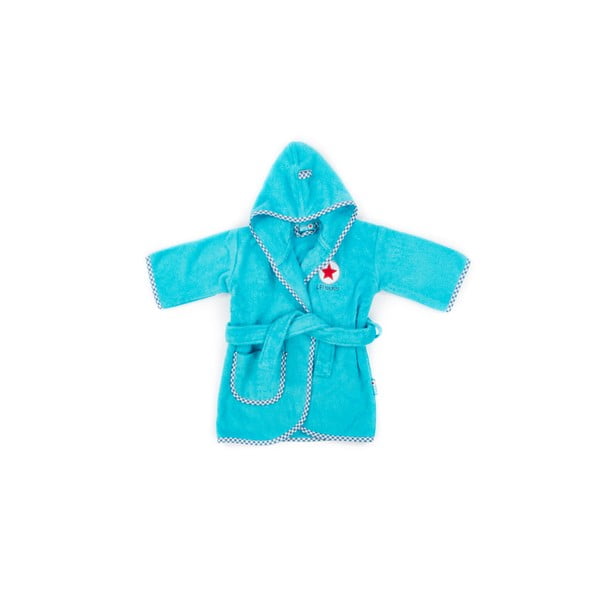 Gaiši zils bērnu halāts Tiseco Home Studio