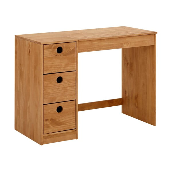 Priedes masīvkoka darba galds 50x100 cm Alpi – Støraa-image-1