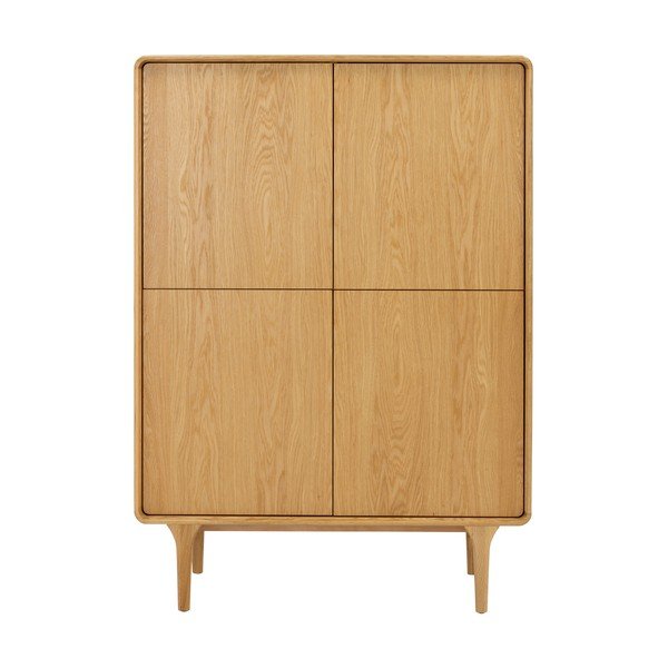 Dabīga toņa skapītis ar ozolkoka imitāciju 100x140 cm Nice – Tenzo