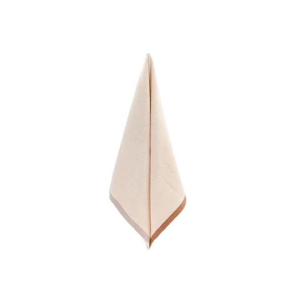 Brūns/bēšs kokvilnas dvielis 50x100 cm Contrast – Södahl-image-1