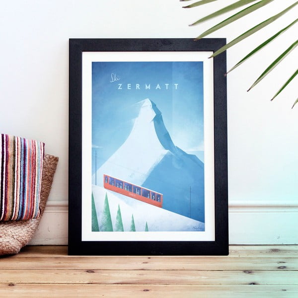 Plakāts Travelposter Zermatt, 30 x 40 cm-image-1
