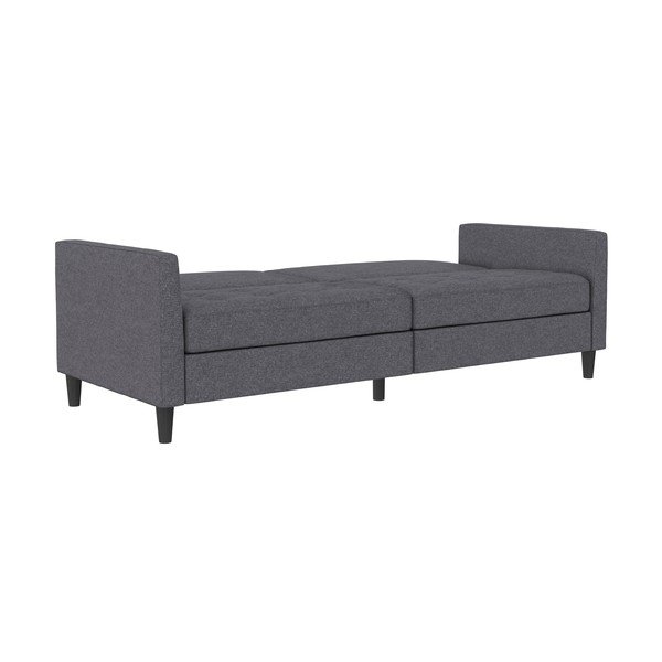 Pelēks salokāms dīvāns 86 cm Presley – Støraa-image-4