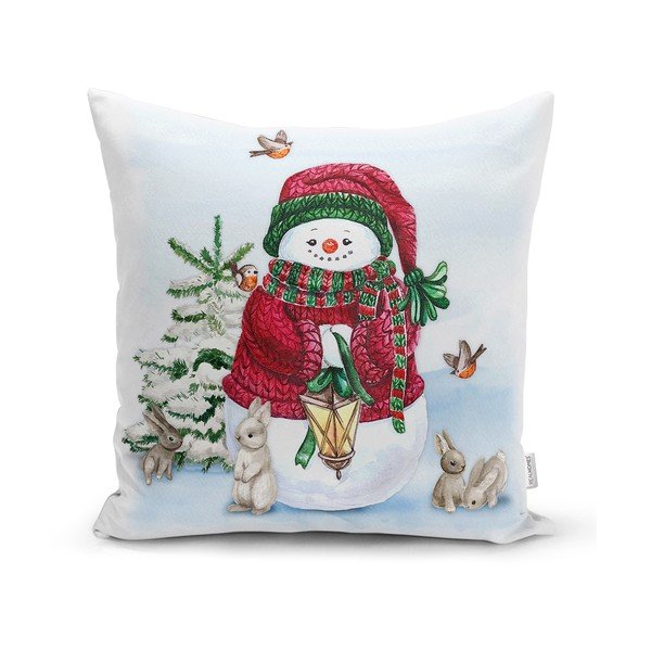 Spilvendrāna ar Ziemassvētku motīvu 43x43 cm – Mila Home