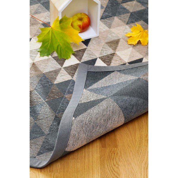 Pelēks divpusējs paklājs Narma Kiva, 80 x 250 cm-image-1