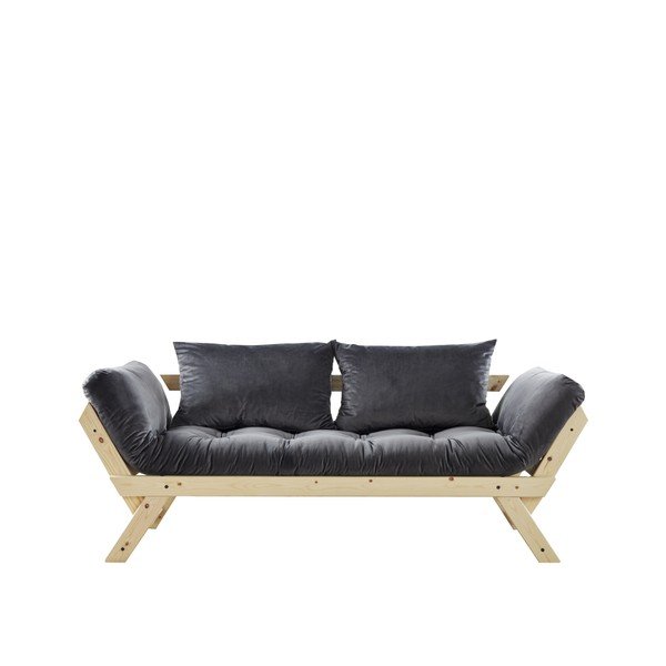 Maināms dīvāns Karup Bebop Natural/Velvet Gray-image-1