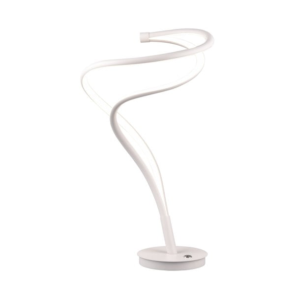 Balta LED galda lampa ar metāla abažūru (augstums 56 cm) Nala – Trio Select