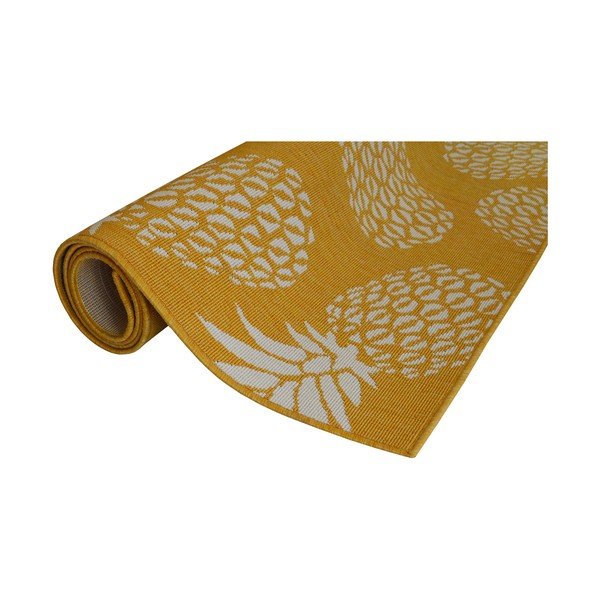 Dzeltens āra paklājs Floorita Pineapple, 160 x 230 cm-image-4