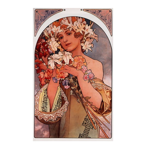 Alfons Mucha, Glezna, 40x70 cm