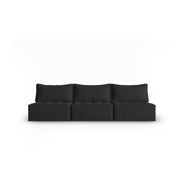 Melns dīvāns 240 cm Mike – Micadoni Home