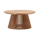 Žurnālgaldiņš no tīkkoka Kave Home Irune, ⌀ 80 cm