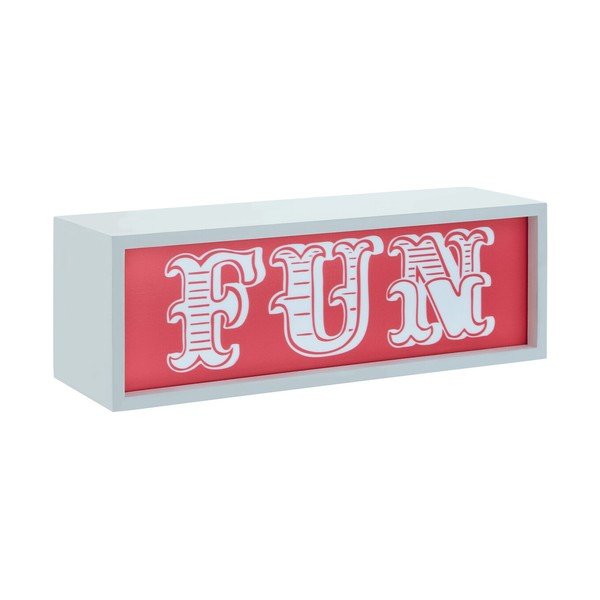 Sarkans gaismas dekors uz baterijām Fun – Premier Housewares