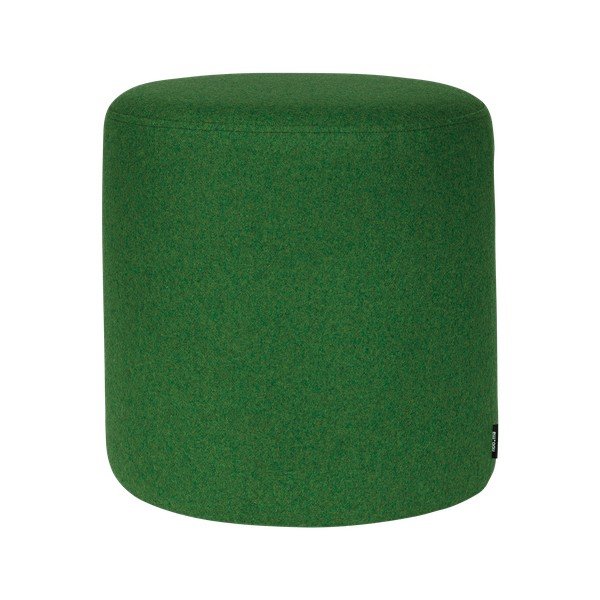 Zaļš vilnas pufs Folk – noo.ma
