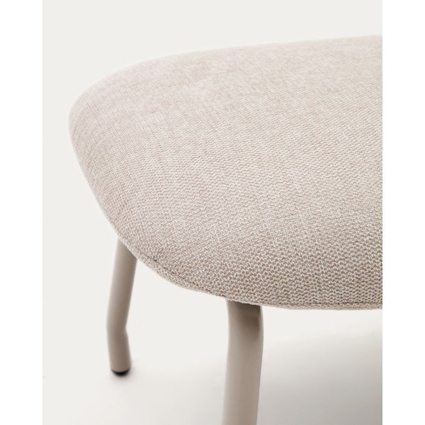 Bēšs pufs Belina – Kave Home-image-1