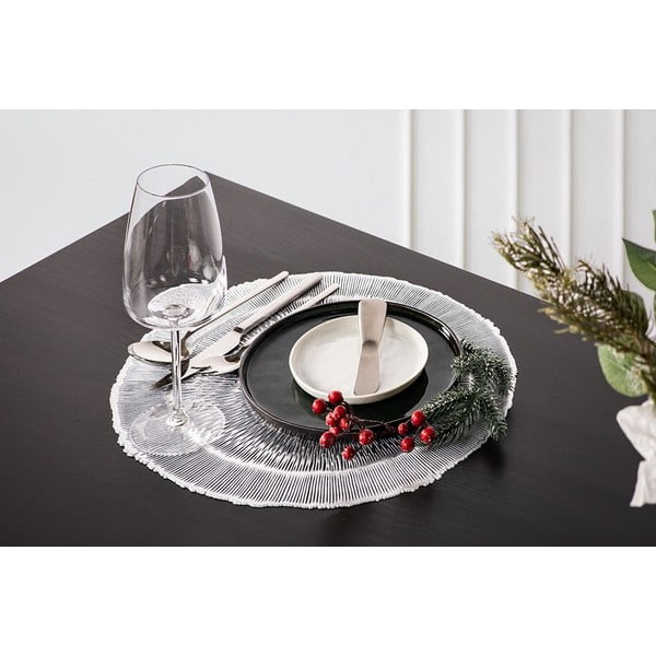 Sudraba krāsas galda paliktnis Tiseco Home Studio, ⌀ 38 cm-image-1