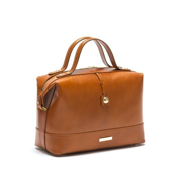 Ādas rokassoma Anna Luchini 355L Cognac-image-3