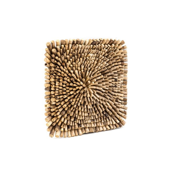 Sienas rotājums no tīkkoka WOOX LIVING Bee, 70 x 70 cm-image-2