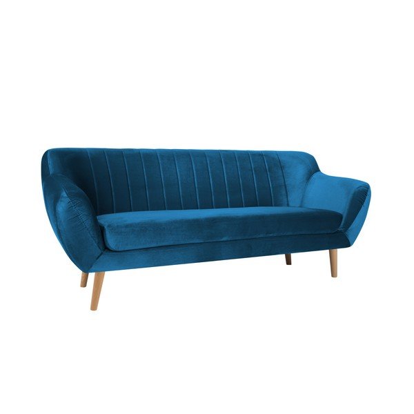 Zils trīsvietīgs dīvāns Mazzini Sofas Benito-image-1