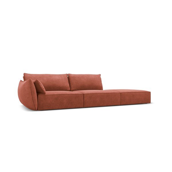 Sarkans zvilnis (ar kreiso stūri) Vanda – Mazzini Sofas-image-2
