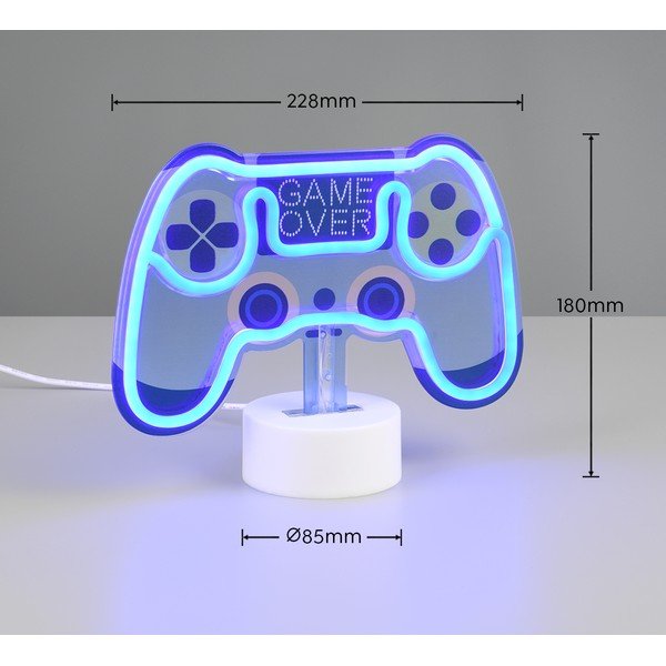 Zila bērnu galda lampa Control – Reality-image-4