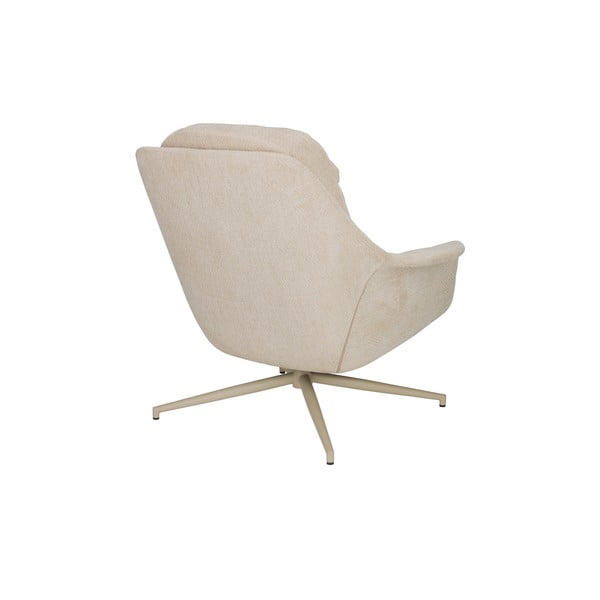 Bēšs grozāms relaksējošs atpūtas krēsls Philly – Zuiver-image-4