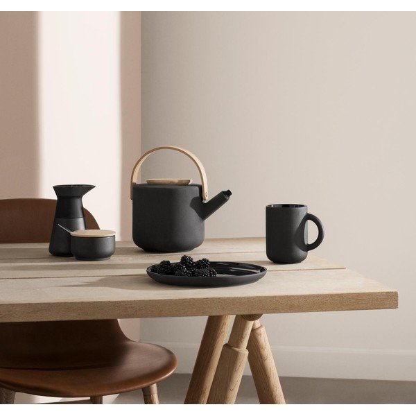 Melna akmensmasas tējkanna 1,25 l Theo – Stelton-image-1