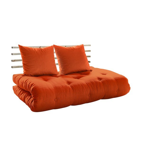Dīvāns gulta Karup Shin Sano Natur/Orange-image-2