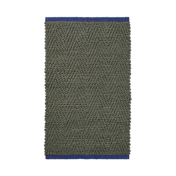 Tumši zaļš džutas paklājs 50x80 cm Notes – Mette Ditmer Denmark