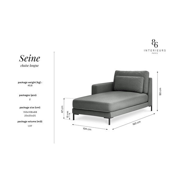 Pelēks zvilnis Interieurs 86 Seine, kreisais stūris-image-3