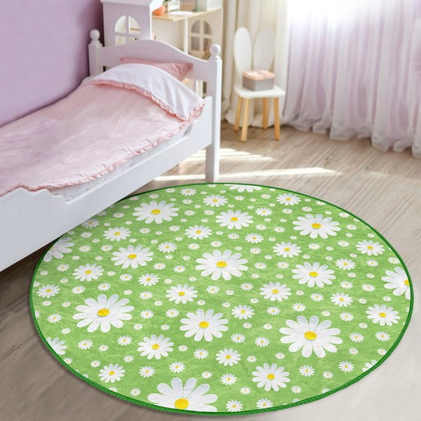Zaļš bērnu paklājs ø 120 cm Comfort – Mila Home-image-1