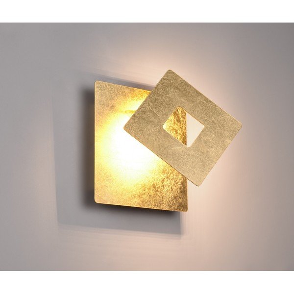 Zelta krāsas LED sienas lampa Leano – Trio-image-1