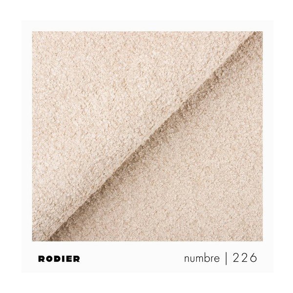 Bēšs kāju soliņš no buklē auduma Rene – Rodier-image-4