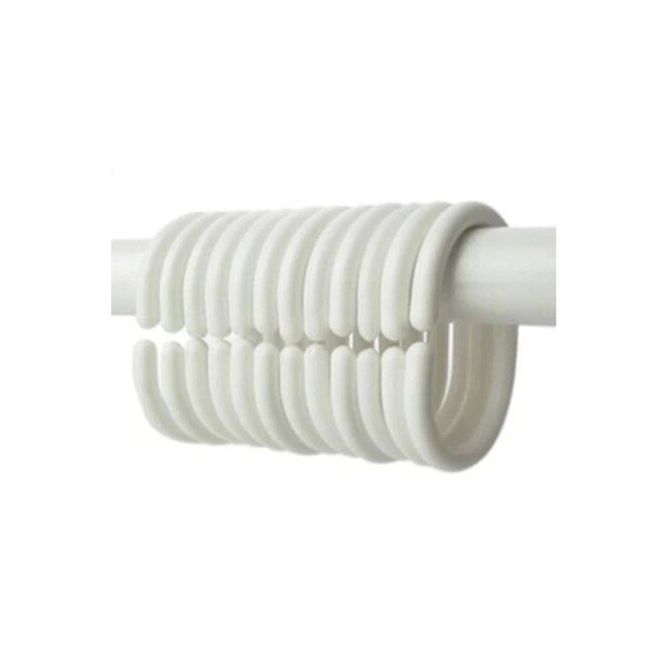 Zili pelēks dušas aizkars – Mila Home-image-1