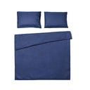 Tumši zila divguļamā kokvilnas gultasveļa Bonami Selection, 200 x 200 cm